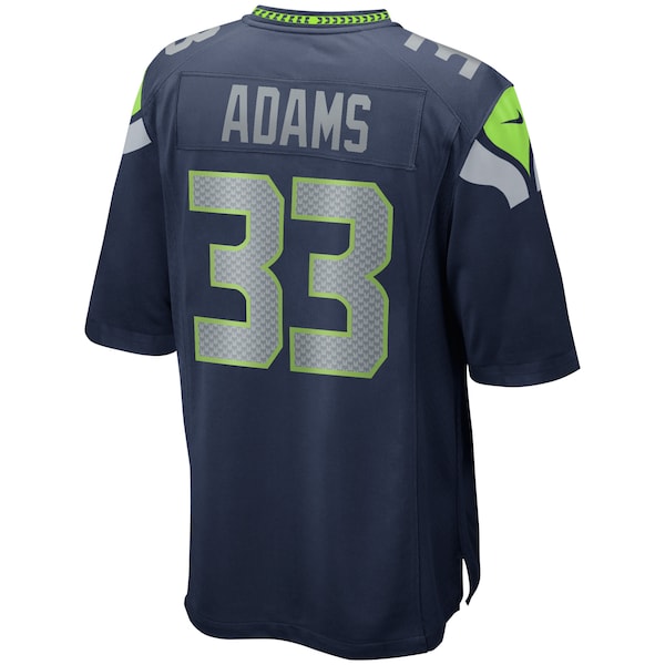 Jamal Adams Seattle Seahawks Nike Game Player Jersey - College Navy/Neon Green