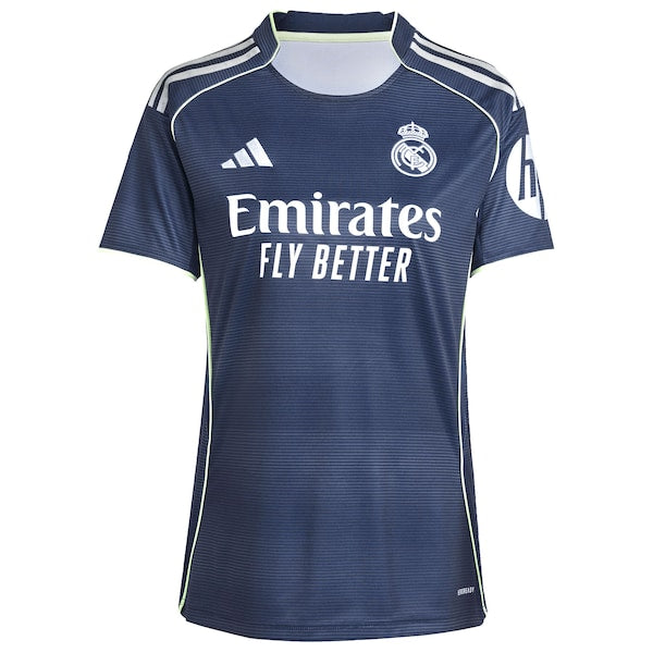 Vini Jr. Los Merengues adidas Women's 2025/26 Away Replica Player Jersey - Blue/White