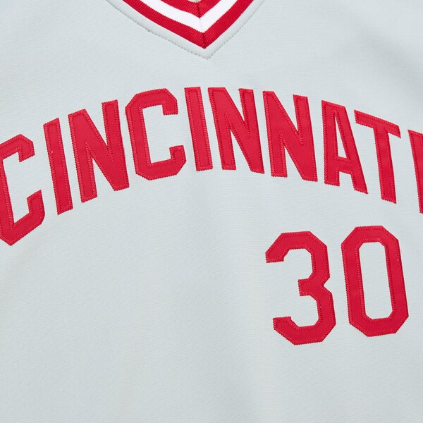 Ken Griffey Jr. Cincinnati Reds 2004 Cooperstown Collection Authentic Throwback Jersey - Gray