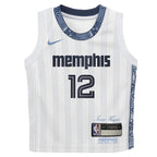 Ja Morant Memphis Grizzlies Nike Infant 2025/26 City Edition Swingman Jersey - White