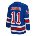 Mark Messier New York Rangers Captain Patch 1993/94 Blue Line Player Jersey - Blue