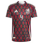 Edson Alvarez Mexico National Team adidas 2024 Home Authentic Player Jersey - Burgundy/Green