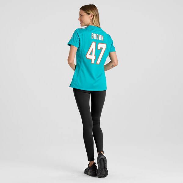 Cam Brown Miami Dolphins Nike Women's  Game Jersey -  Aqua
