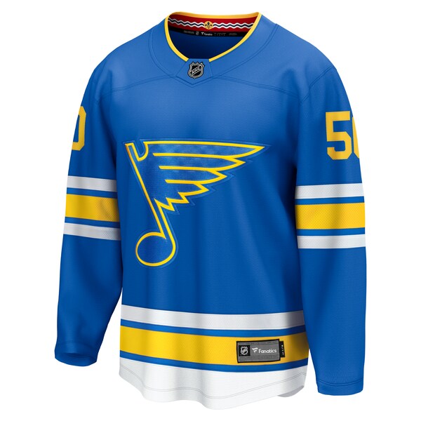 Jordan Binnington St. Louis Blues  Home Breakaway Player Jersey - Blue/White/Royal