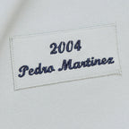 Pedro Martinez Boston Red Sox 2004 Cooperstown Collection Authentic Throwback Jersey - Gray