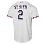 Marcus Semien Texas Rangers Nike Youth Home Replica Player Jersey - White