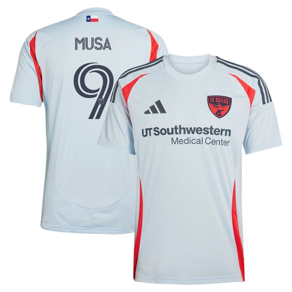 Petar Musa FC Dallas adidas 2025 The Inferno Kit Replica Player Jersey - Light Blue