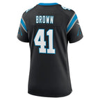 Spencer Brown Carolina Panthers Nike Women's Team Game Jersey - Black