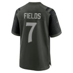 Justin Fields New York Jets Nike 2025 Rivalries Collection Game Jersey - Gotham Green