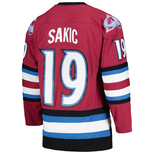 Joe Sakic Colorado Avalanche 2001/02 Blue Line Alternate Player Jersey - Burgundy
