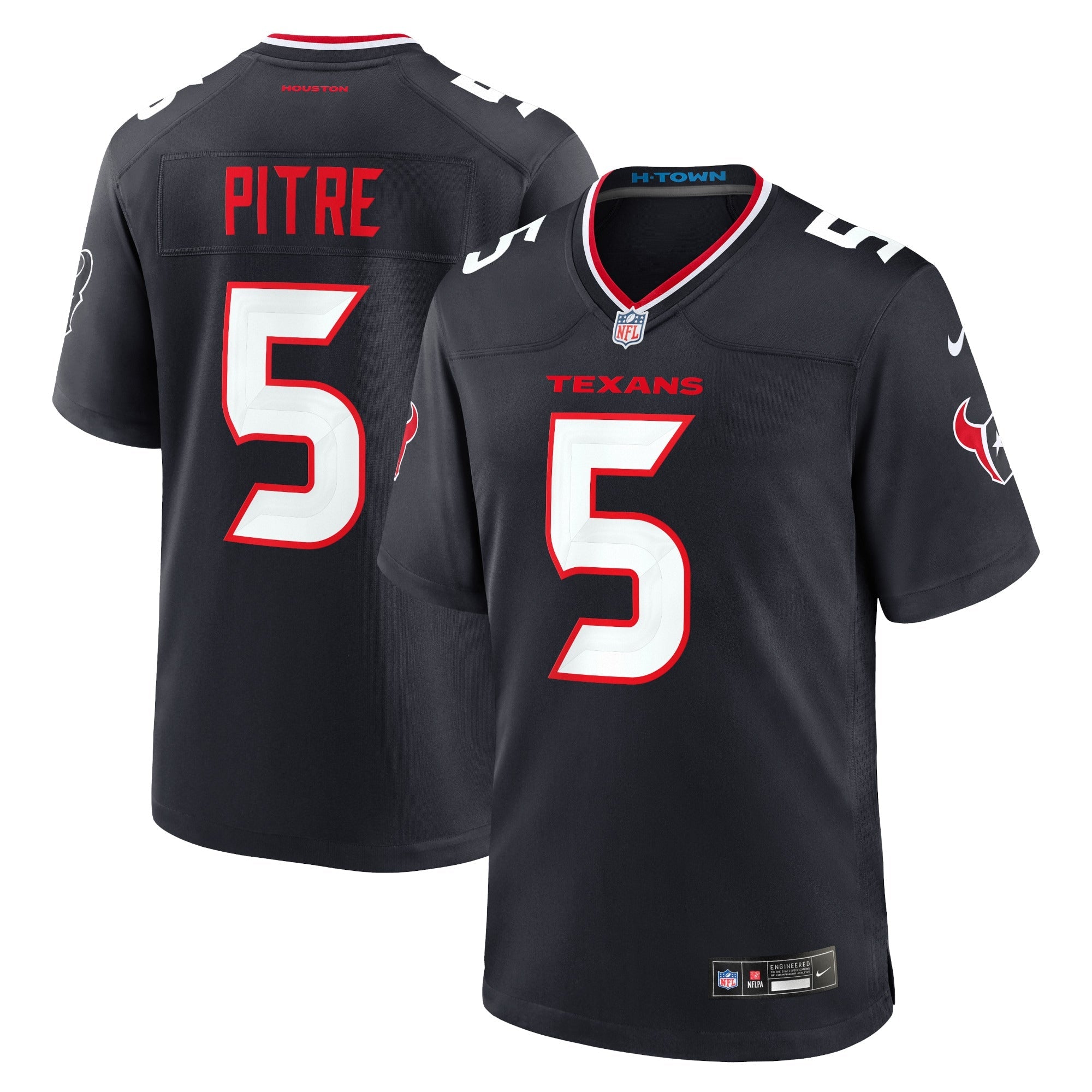 Jalen Pitre Houston Texans Nike Alternate Game Jersey - Red/Navy/White