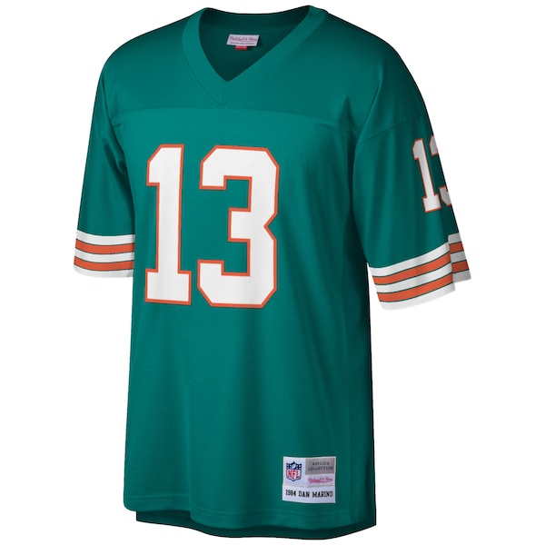 Dan Marino Miami Dolphins Big & Tall 1984 Retired Player Replica Jersey - Aqua