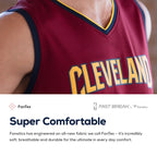Darius Garland Cleveland Cavaliers  Youth Replica Fast Break Jersey Wine - Icon Edition