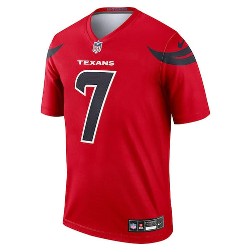 C.J. Stroud Houston Texans Nike Alternate Legend Player Performance Top - Red/Navy