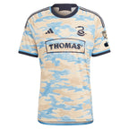 Jakob Glesnes Philadelphia Union adidas 2023 For Philly Authentic Jersey - Tan
