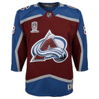 Cale Makar Colorado Avalanche Youth Home 2022 Stanley Cup Champions Premier Player Jersey - Burgundy