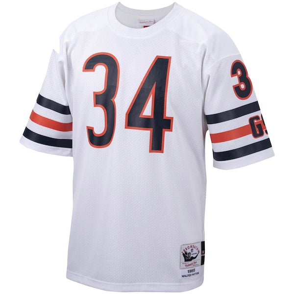 Walter Payton Chicago Bears Big & Tall 1985 Retired Player Replica Jersey - White/Navy