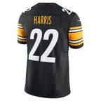 Najee Harris Pittsburgh Steelers Nike Vapor F.U.S.E. Limited Jersey - Black/White