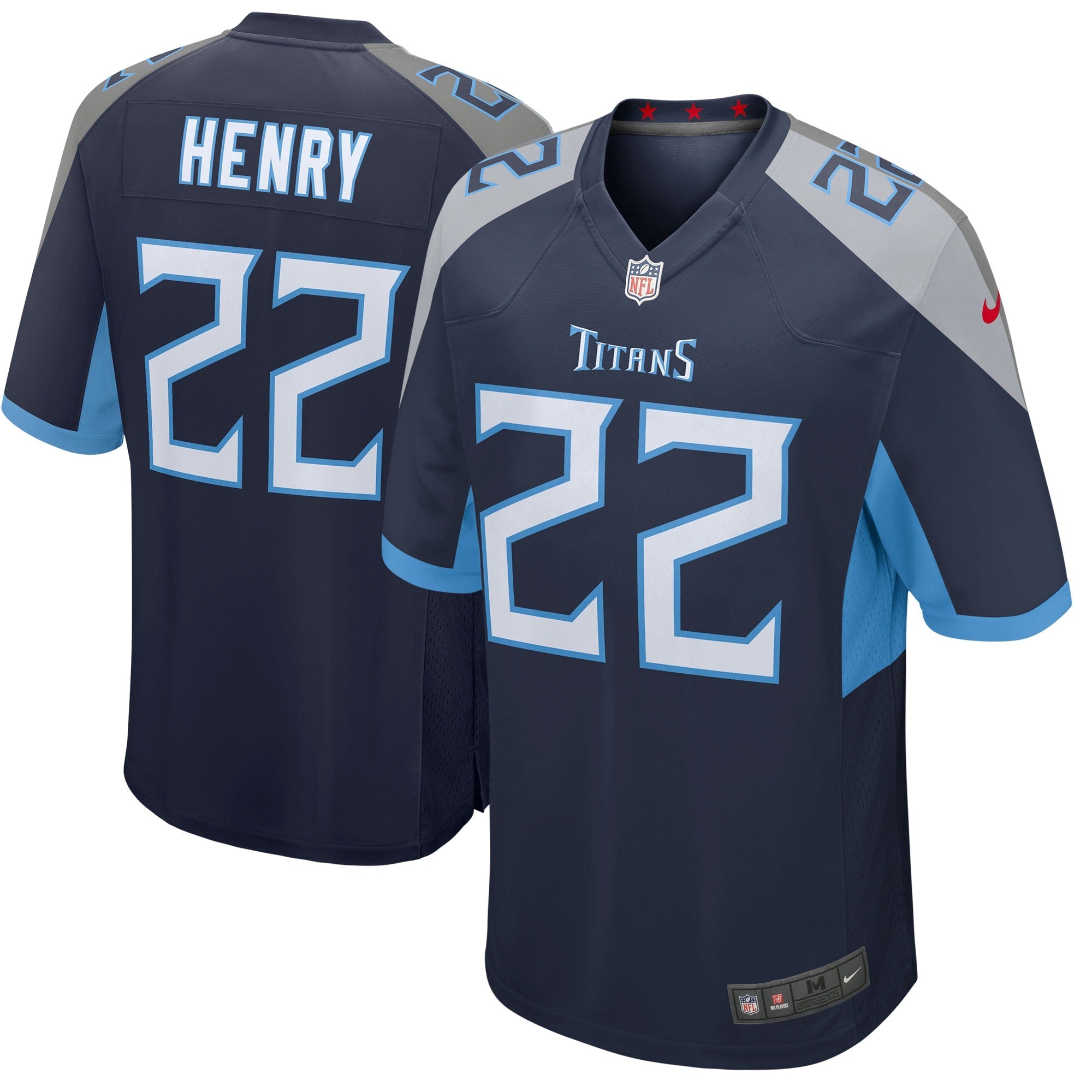 Derrick Henry Tennessee Titans Nike Youth Game Jersey - Light Blue/Navy/White