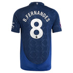Bruno Fernandes Manchester United adidas 2024/25 Away Authentic Player Jersey - Navy