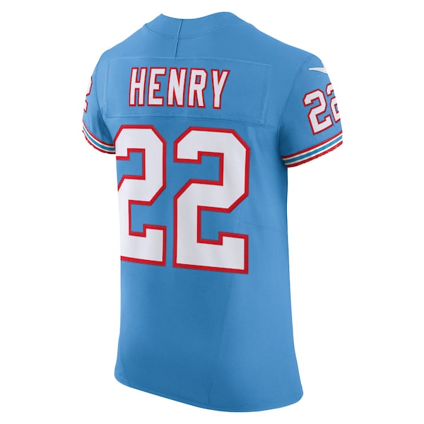 Derrick Henry Tennessee Titans Nike Oilers Throwback Vapor F.U.S.E. Elite Jersey - Light Blue