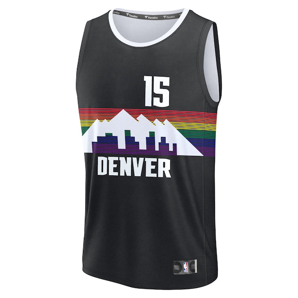 Nikola Jokić Denver Nuggets  2025/26 City Edition Fast Break Jersey - Black