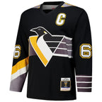 Mario Lemieux Pittsburgh Penguins 1996-97 Power Play Jersey - Black