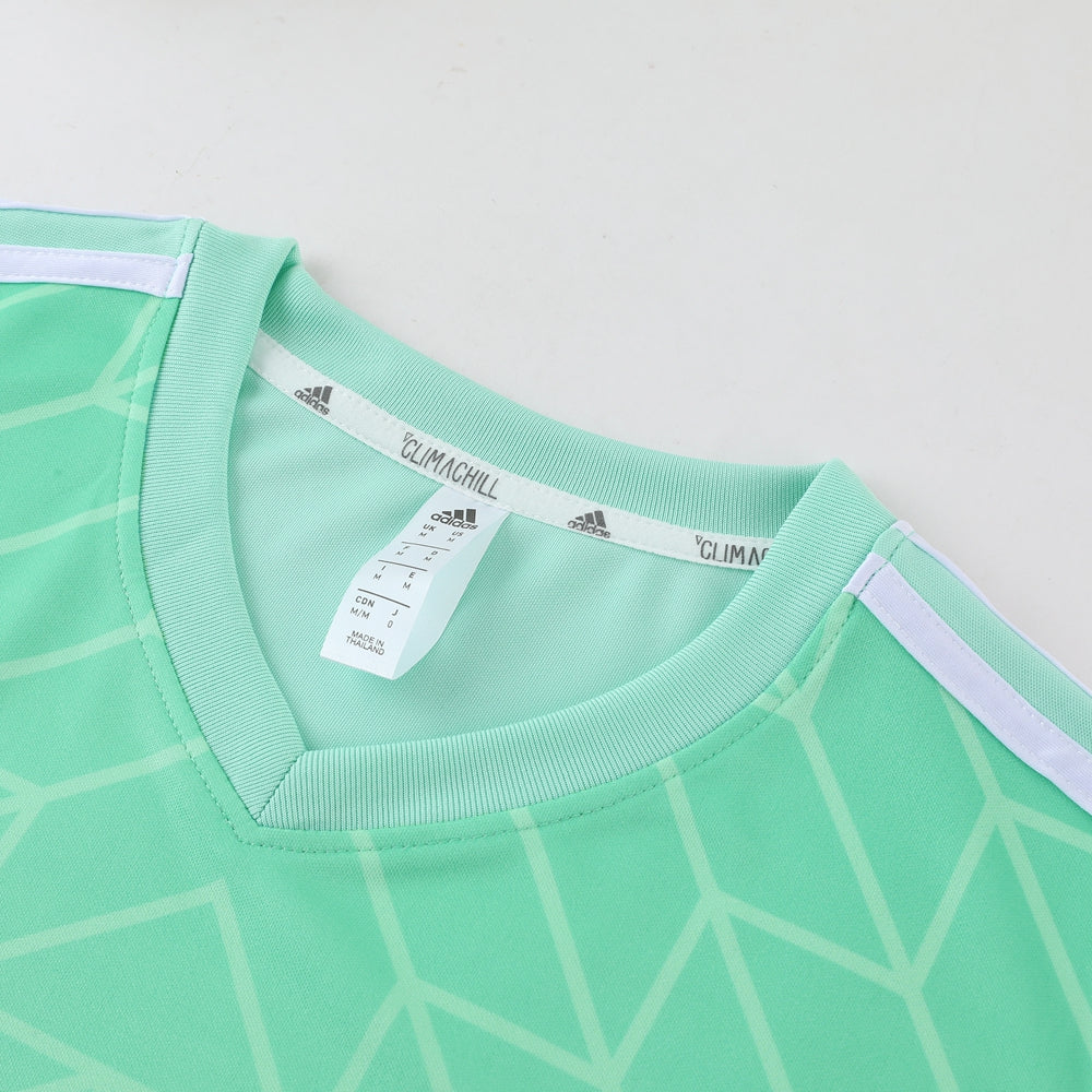 Adidas Short Sleeve Training Jersey Set - AD05-  Mint Green