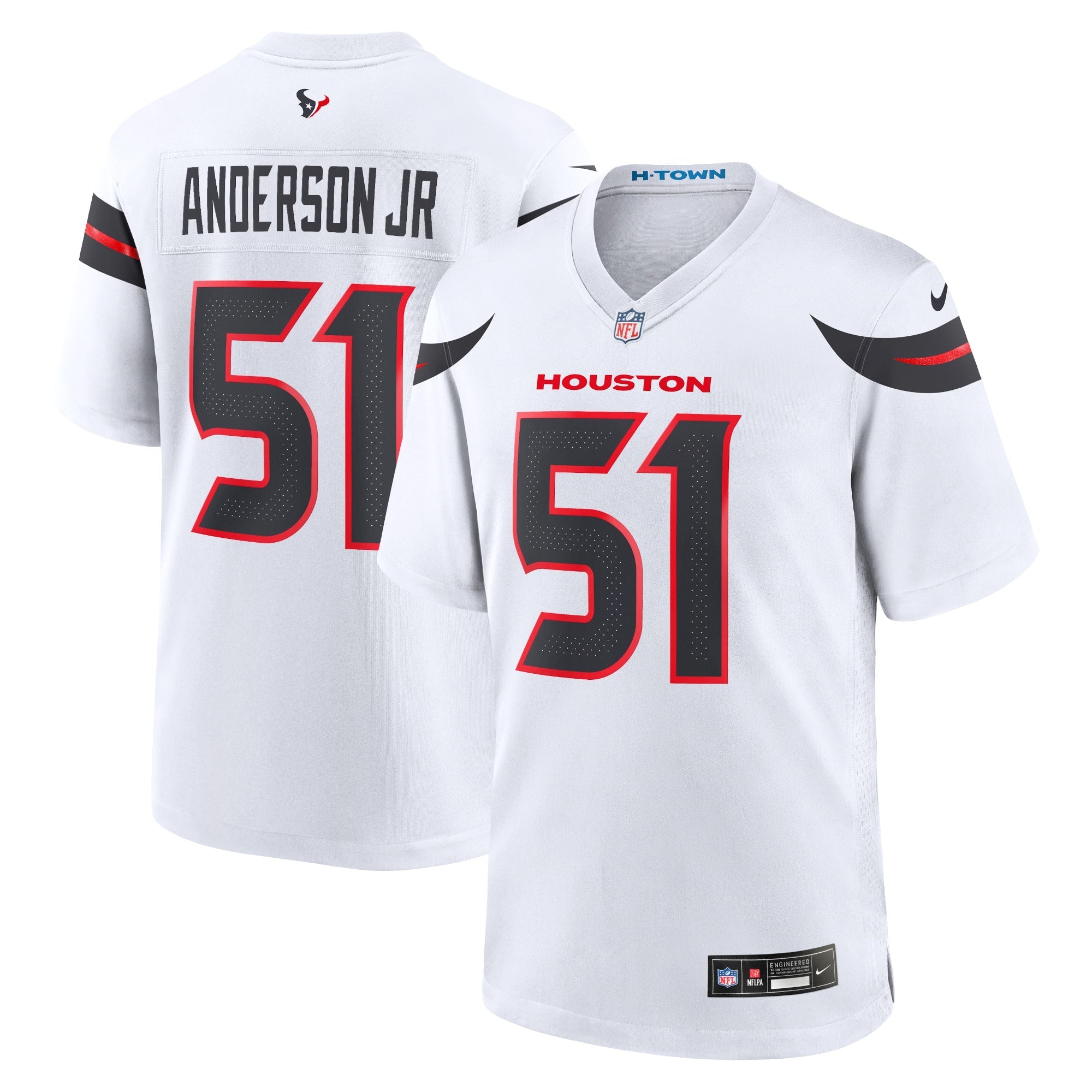 Will Anderson Jr. Houston Texans Nike 2nd Alternate Game Jersey - Navy/Red/White