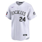 Ryan McMahon Colorado Rockies Nike 2024 MLB World Tour Mexico City Series Home Limited Player Jersey - White