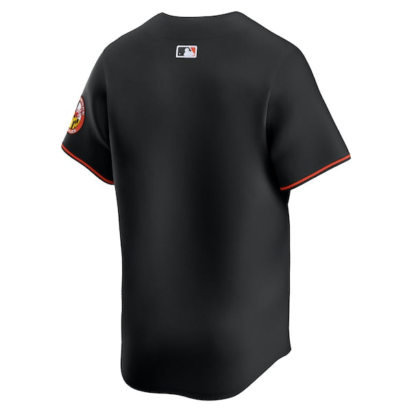 Baltimore Orioles Nike Limited Alternate Blank Replica Jersey - Black/White