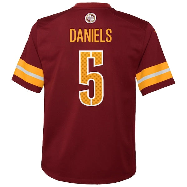 Jayden Daniels Washington Commanders Nike Youth 2024 NFL Draft First Round Pick Player Game Jersey - Burgundy