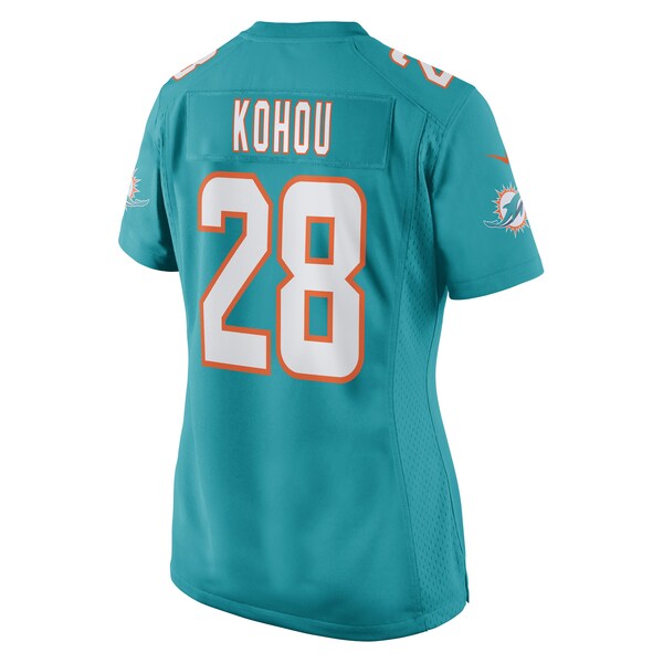 Kader Kohou Miami Dolphins Nike Women's Game Player Jersey - Aqua