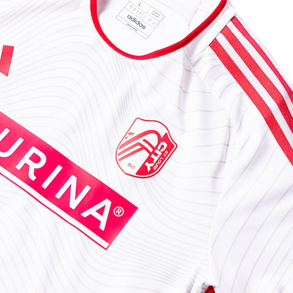 St. Louis City SC adidas 2024 The Confluence Kit Authentic Jersey - White