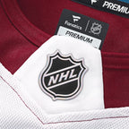 Nathan MacKinnon Colorado Avalanche  Away Premium Jersey - White/Navy/Burgundy