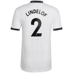 Victor Lindelof Manchester United adidas 2022/23 Away Replica Player Jersey - White