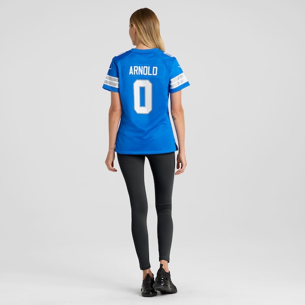 Terrion Arnold Detroit Lions Nike Women's Team Game Jersey -  Blue