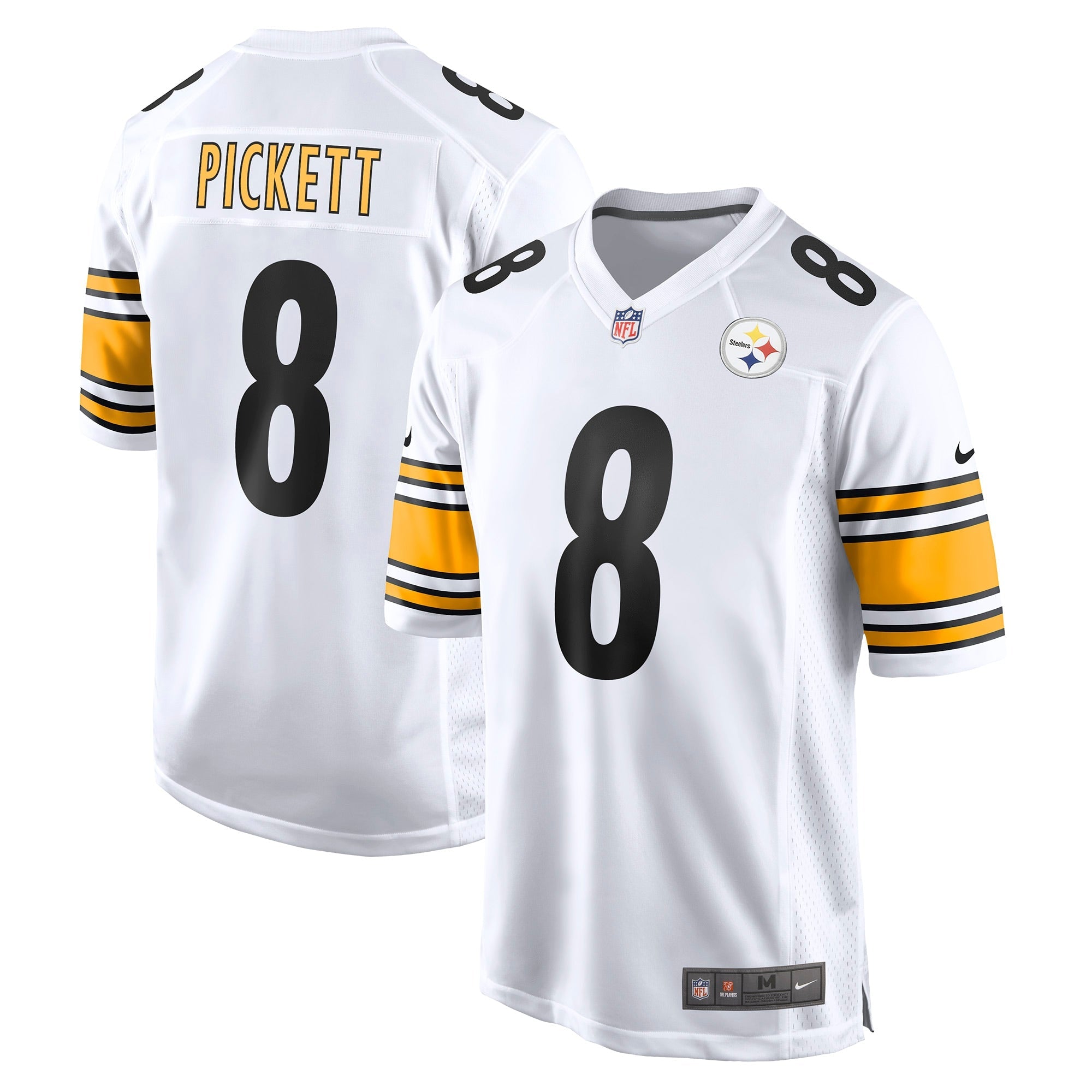 Kenny Pickett Pittsburgh Steelers Nike Player Game Jersey - Black/White