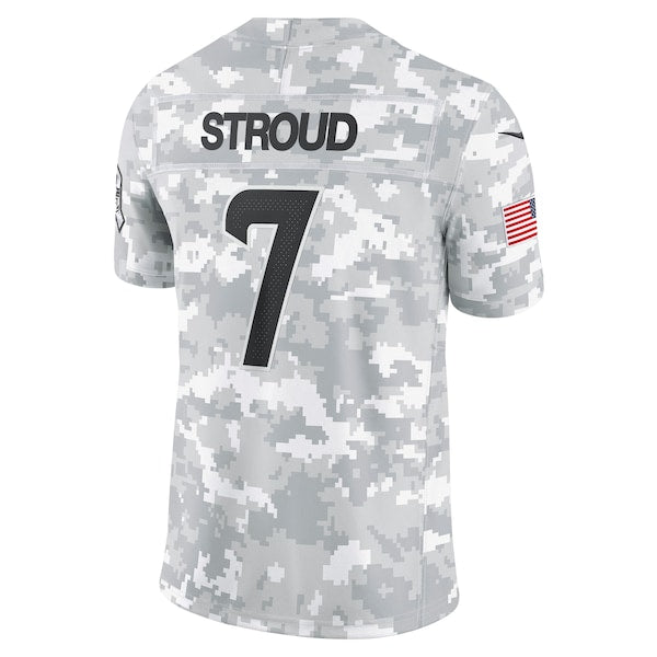 C.J. Stroud Houston Texans Nike 2024 Salute to Service Limited Jersey - Arctic Camo
