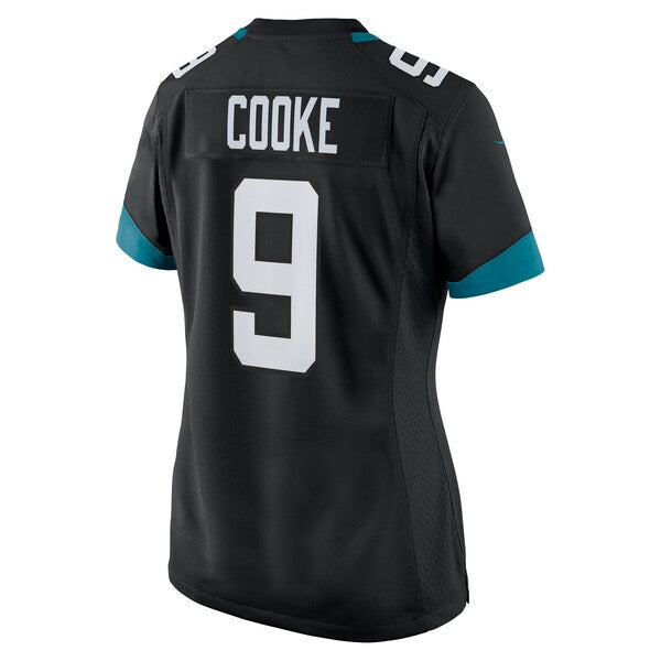 Logan Cooke Jacksonville Jaguars Nike Women's Game Jersey - Black/Teal