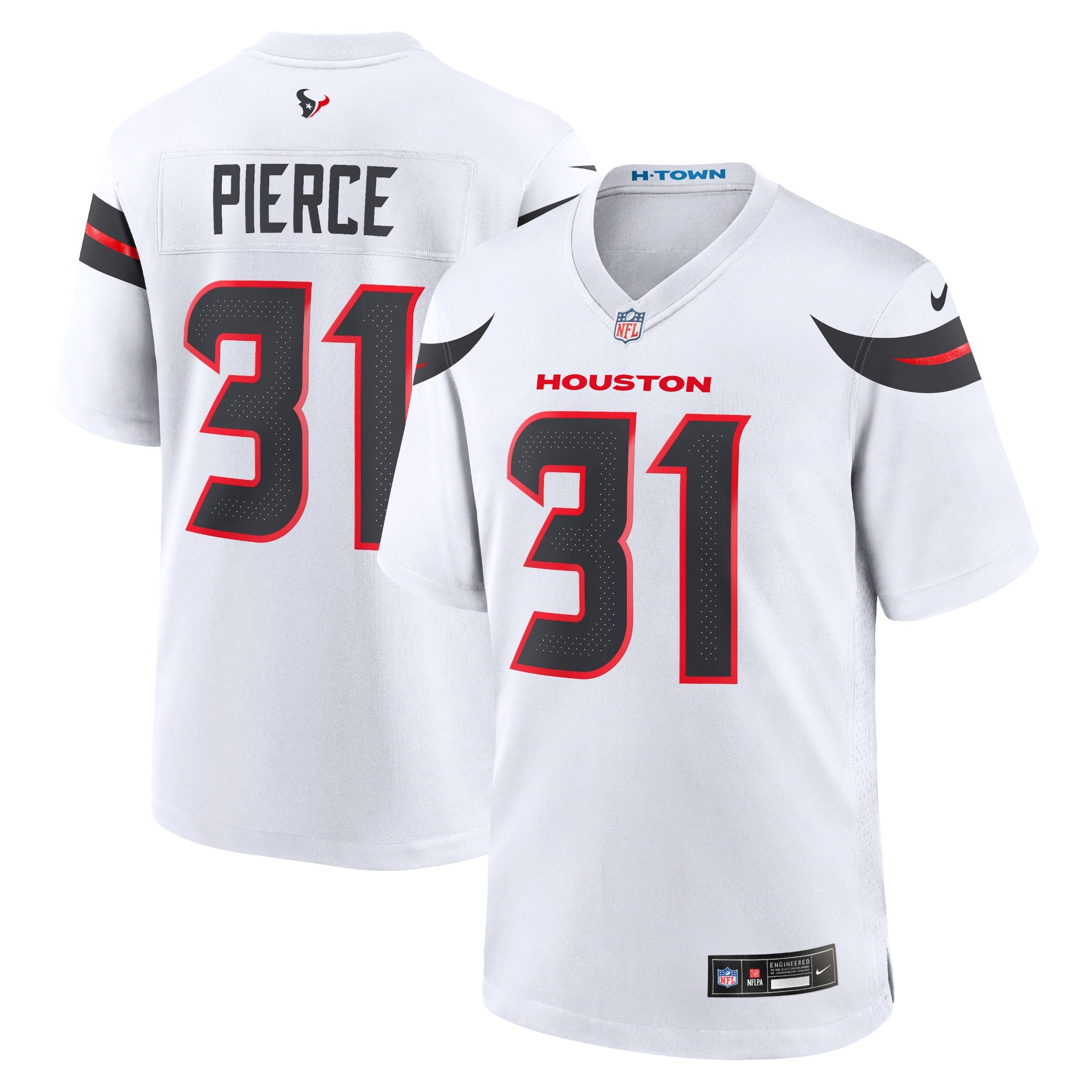 Dameon Pierce Houston Texans Nike Game Jersey - Navy/Red/White