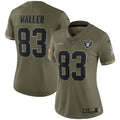Darren Waller Las Vegas Raiders Nike Women's 2022 Salute To Service Limited Jersey - Olive