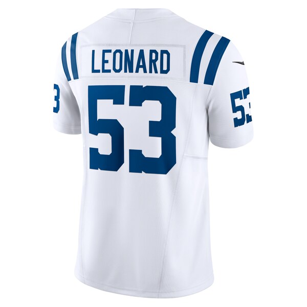 Shaquille Leonard Indianapolis Colts Nike Vapor F.U.S.E. Limited Jersey - White/Blue/Royal