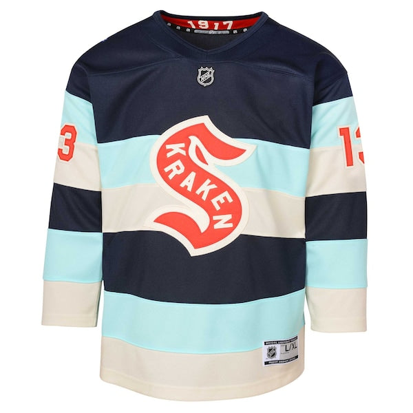 Brandon Tanev Seattle Kraken Youth 2024 NHL Winter Classic Premier Player Jersey - Deep Sea Blue