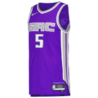 De'Aaron Fox Sacramento Kings Nike Authentic Player Jersey - Icon Edition - Purple