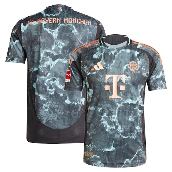 Bayern Munich adidas 2024/25 Away Authentic Jersey - Black
