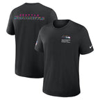 Seattle Seahawks Nike 2025 NFL Crucial Catch Tri-Blend Dri-FIT T-Shirt - Black