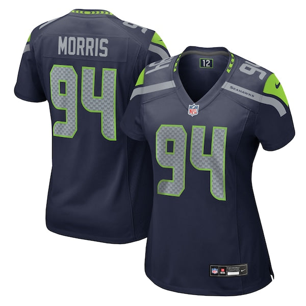 Mike Morris Seattle Seahawks Nike Women's Team Game Jersey -  College Navy/Navy