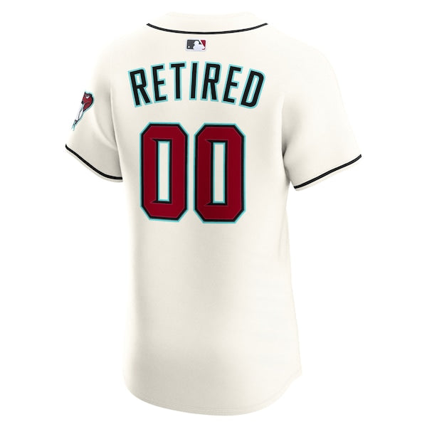 Arizona Diamondbacks Nike  Home Elite Pick-A-Player Retired Roster Jersey - Cream