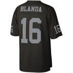 George Blanda Las Vegas Raiders Legacy Replica Jersey - Black